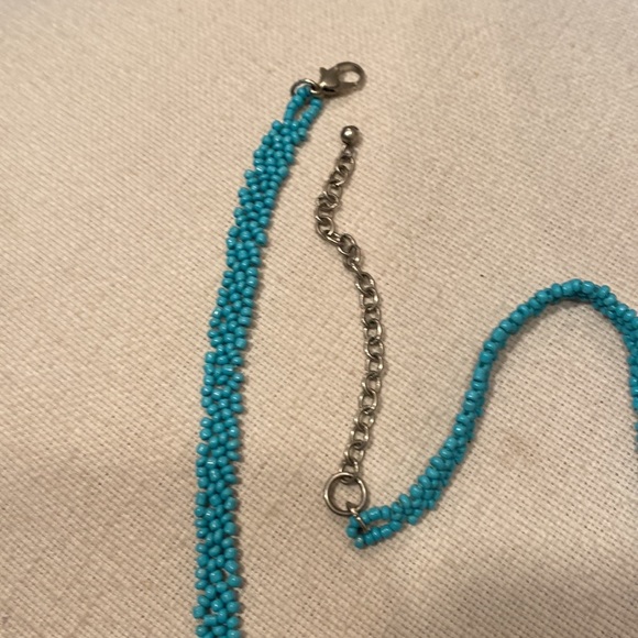 Vintage Turquoise Boho beaded necklace. - Picture 6 of 8